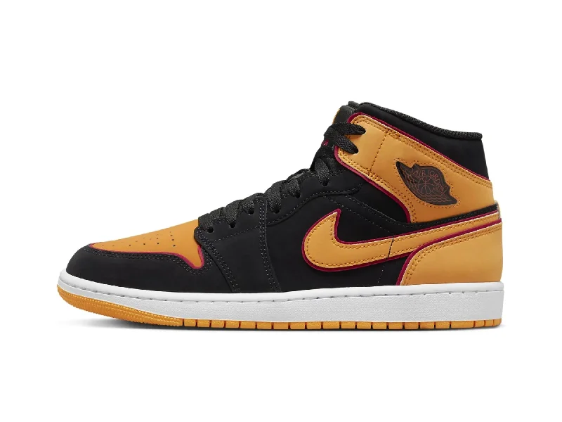 Nike Air Jordan 1 Mid ""Orange Black""