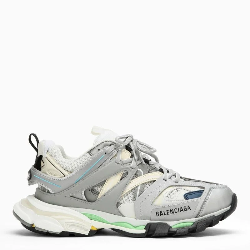 BALENCIAGA Gray Multicl Mesh Track Sneakers for SS24