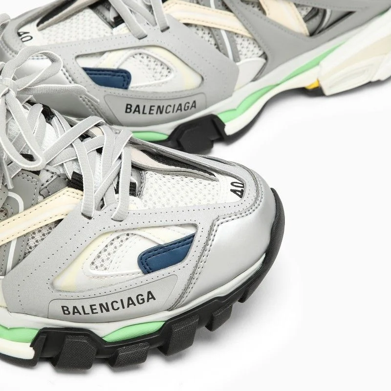 BALENCIAGA Gray Multicl Mesh Track Sneakers for SS24