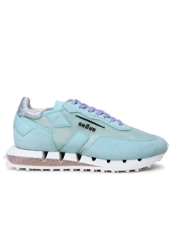 Ghōud 'Rush' Turquoise Leather Blend Sneakers