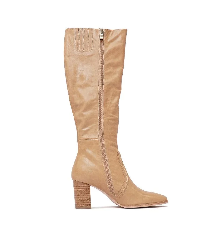 Ammies Cappacino Leather Knee High Boots