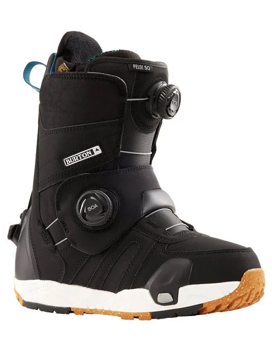 Burton Felix Step On Wide Snowboard Boot 2024 | Black