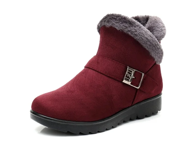 Changae Women's Platform Snow Booties