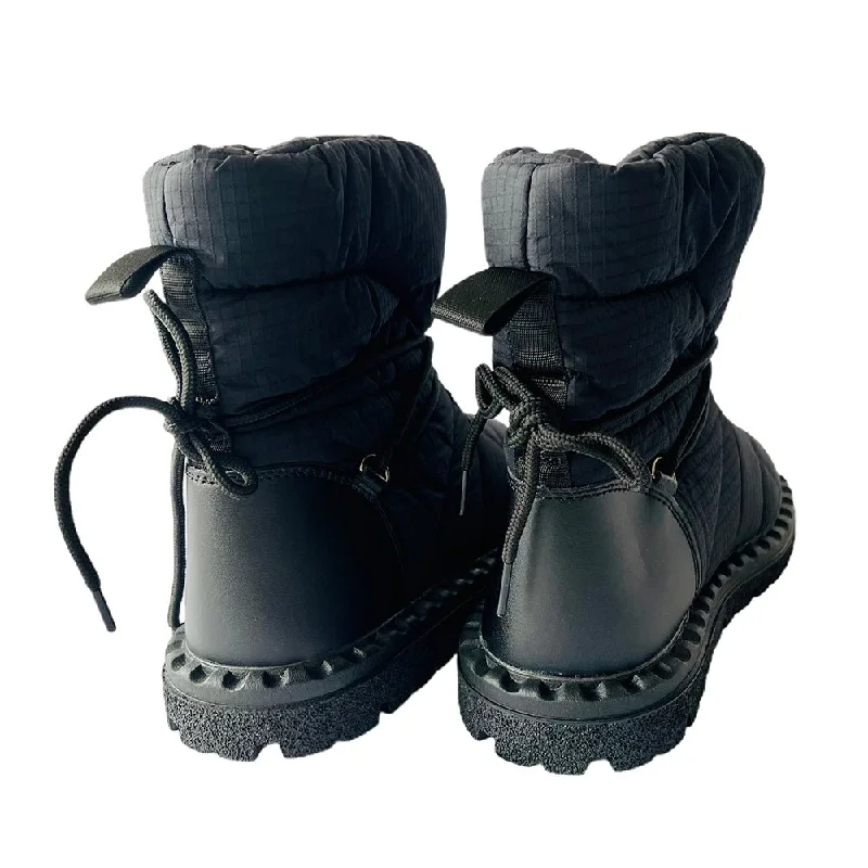 Classy All Black Women Winter Snowboots