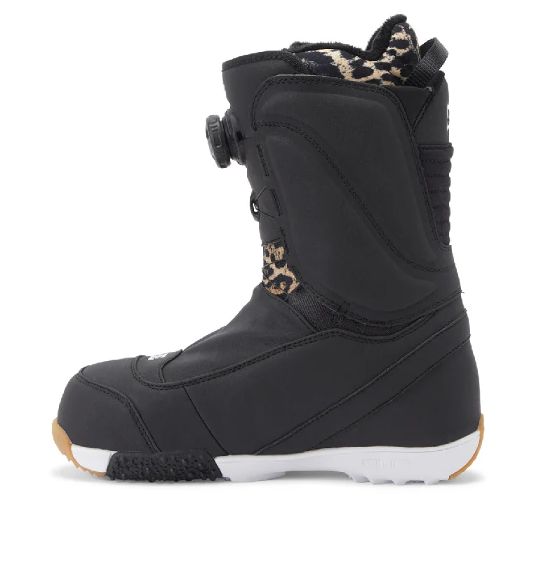 DC Mora Womens Snowboard Boot 2024 | Black/Leopard