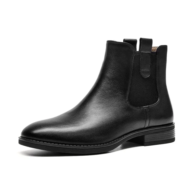 Kent Women's Genuine Leather Black Boots