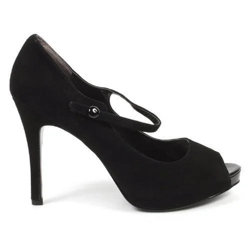 Black 10 US - 41.5 EUR Nine West Womens Pump Open Toe NWLUMINOUS BLACK BLK