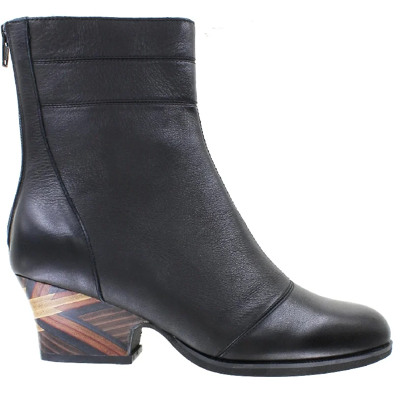 Women's L'Amour Des Pieds Joosa Black Lamba Leather