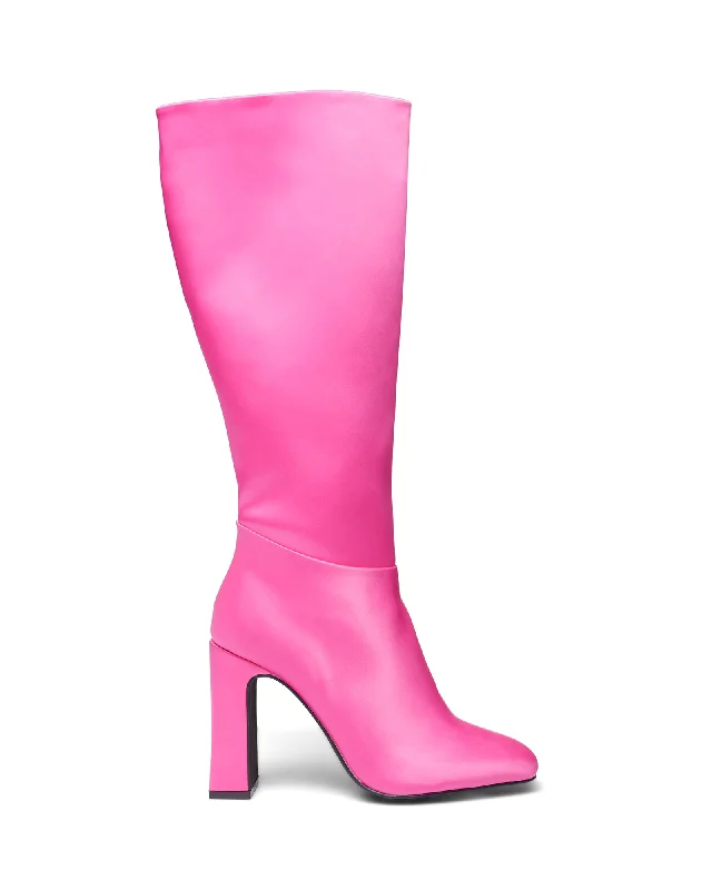 Muse Tall Boot Pink Satin