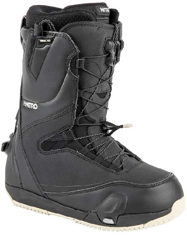 Nitro Cave TLS Step-On Snowboard Boots 2024 | Black/Sand