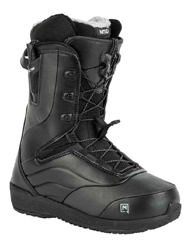 Nitro Crown TLS Snowboard Boot 2023 | Black