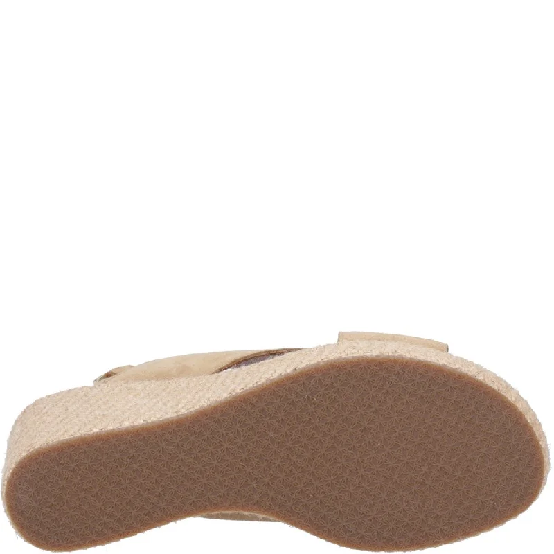 Taupe Perrie Wedge Sandals