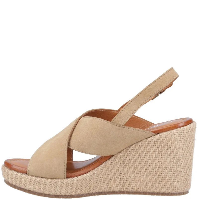 Taupe Perrie Wedge Sandals