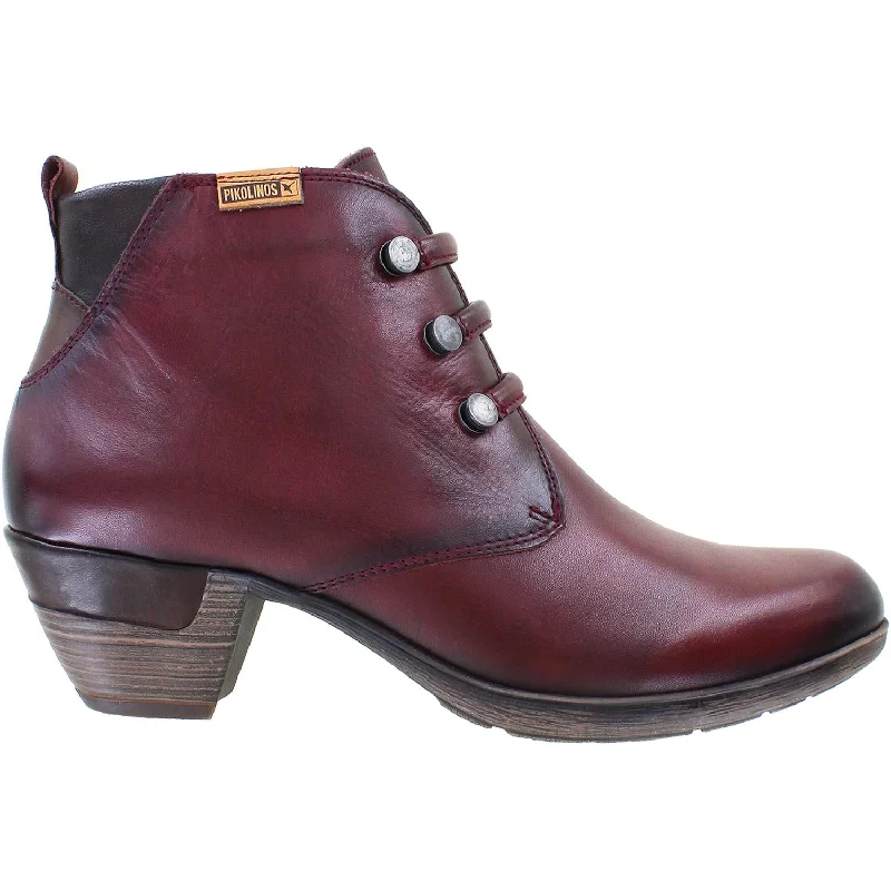 Women's Pikolinos Rotterdam 902-8746 Garnet/Olmo Leather