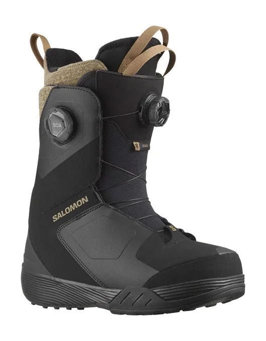 Salomon Kiana Dual Boa Snowboard Boot 2024 | Black/Black/Sepia