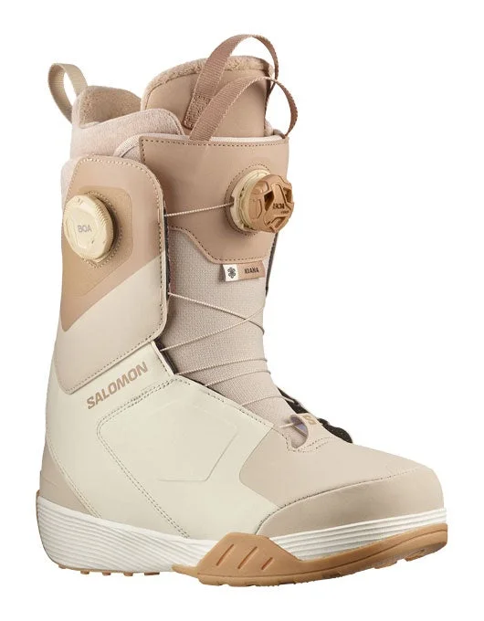 Salomon Kiana Dual Boa Snowboard Boot 2024 | Natural/Cement