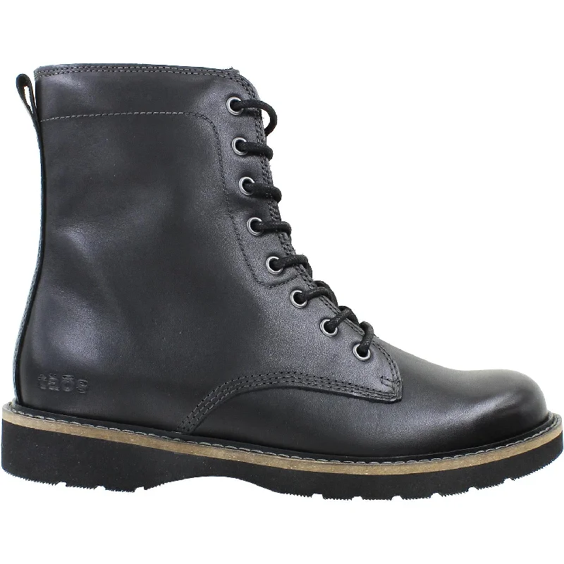 Women's Taos Work It High Black Leather