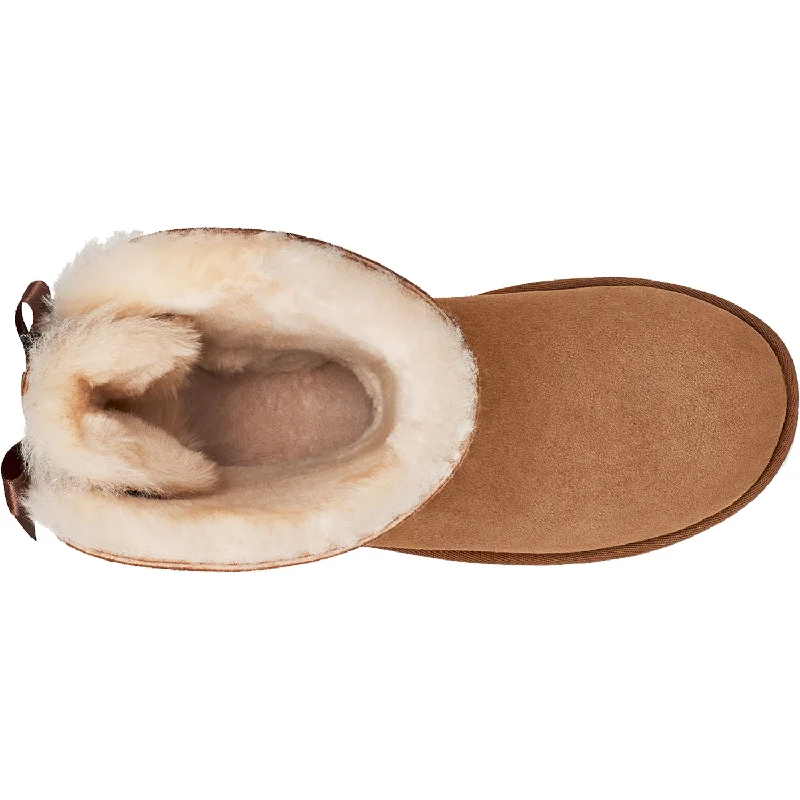 Women's UGG Bailey Bow II Chestnut Sheepskin