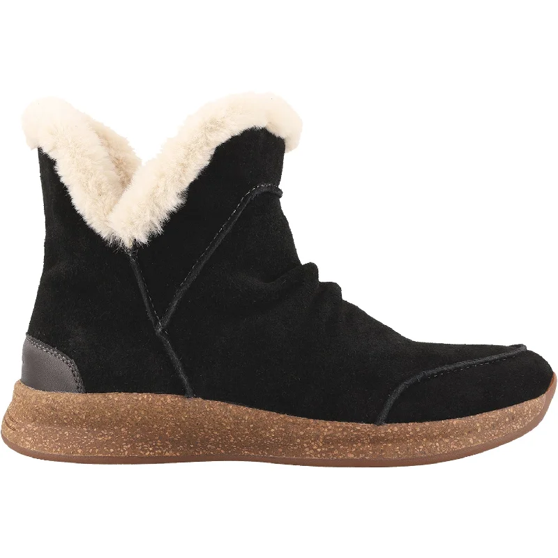 Women's Taos Future Mid Black Suede