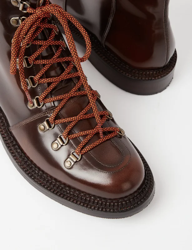 Grenson Brady Bookbinder Ski Boot - Dark Brown