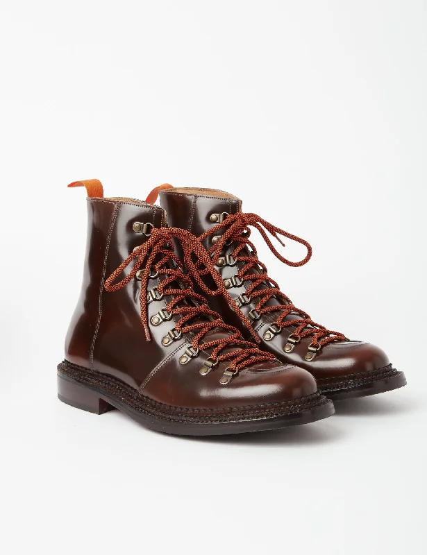 Grenson Brady Bookbinder Ski Boot - Dark Brown