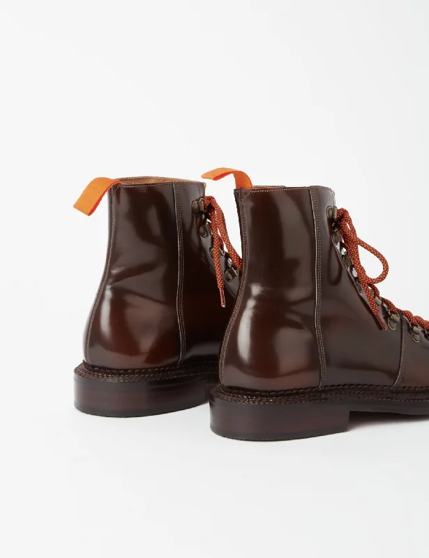 Grenson Brady Bookbinder Ski Boot - Dark Brown