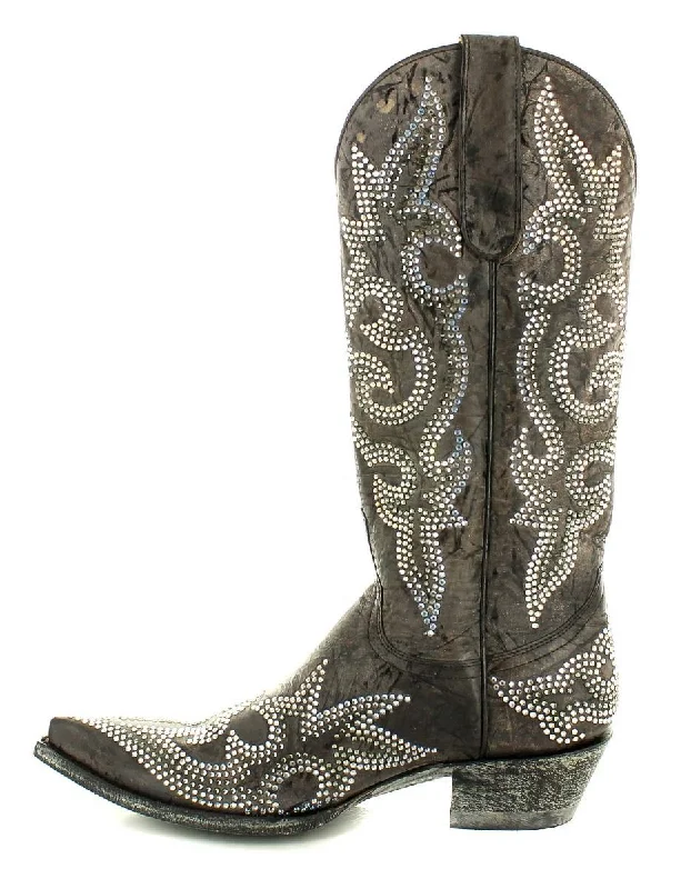 L1202-2 Old Gringo Women's DIEGO SWAROVSKI CRYSTAL Boot - ROANOKE