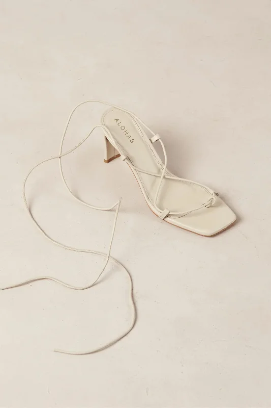 ALOHAS | Bellini Heels - Ivory