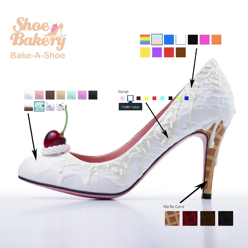 Bake-a-Shoe Ice Cream Heel 4""