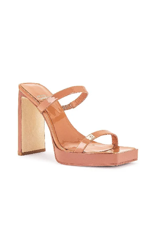 JEFFREY CAMPBELL | Hustler Platform Heel - Dusty Nude