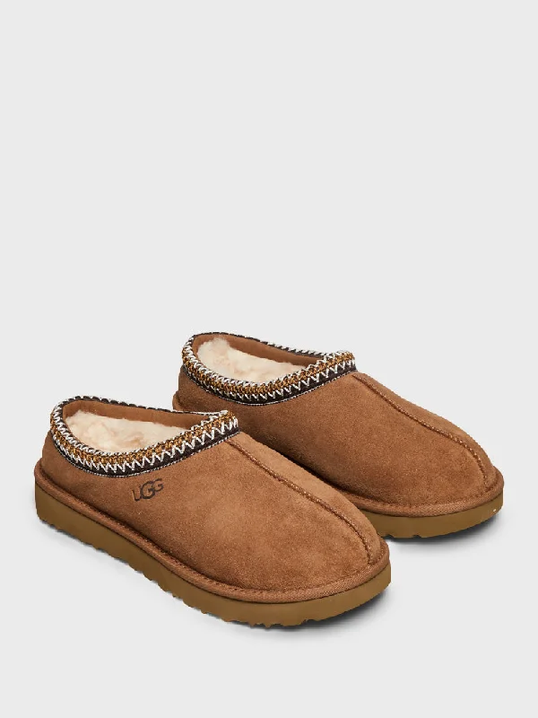 Tasman Slippers in Chestnut