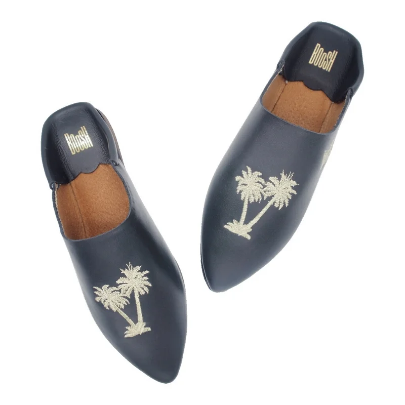 BOOSH x SURFERCHILD Leather Moroccan Slippers