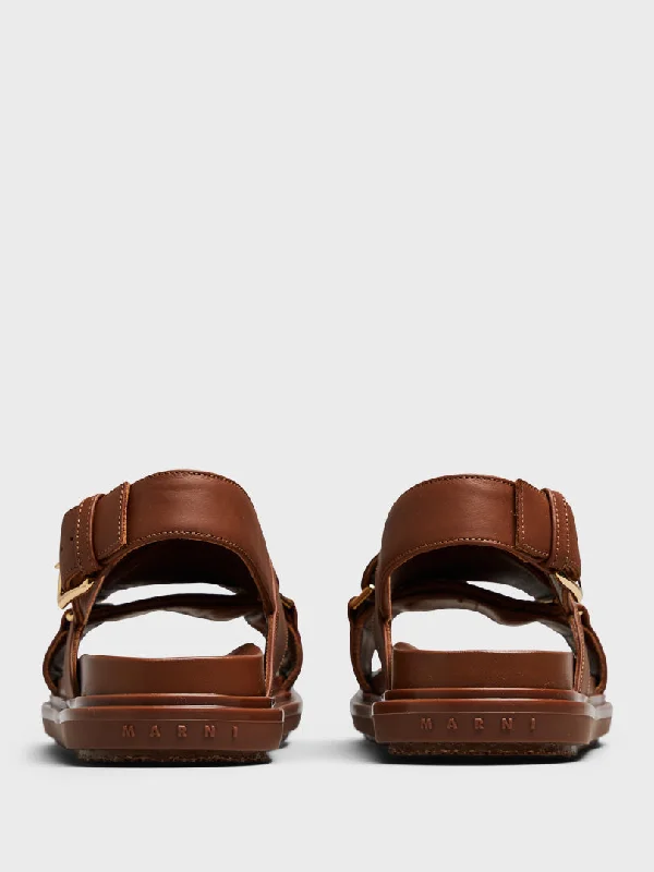 Fussbett Sandals in Brown